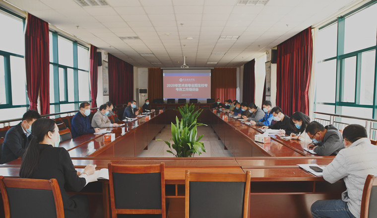威尼斯569vip游戏下载召开2020年艺术类专业校考工作培训会