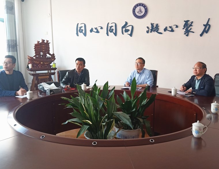 青岛经控未来教育科技有限公司来威尼斯官网洽谈合作事宜