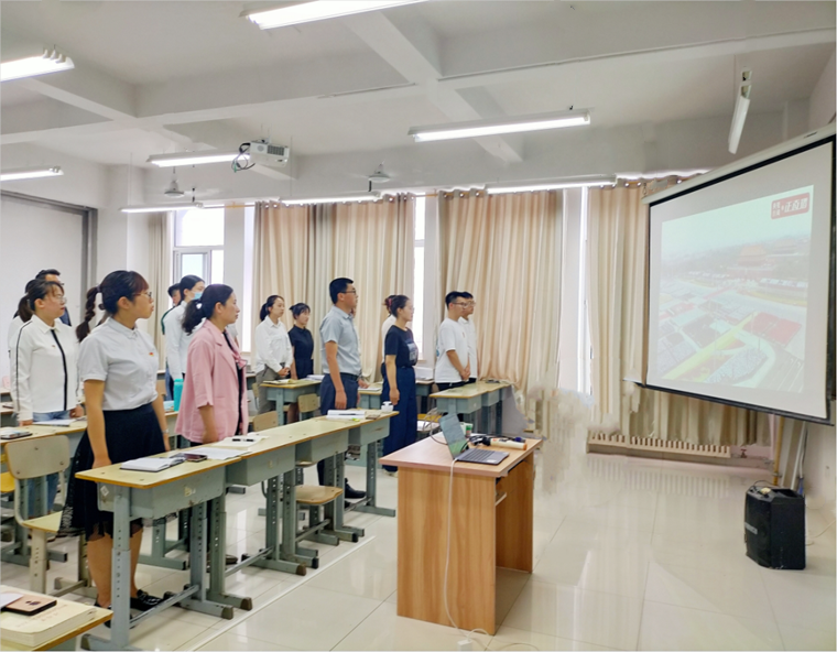 学前教育学院师生观看建党100周年大会