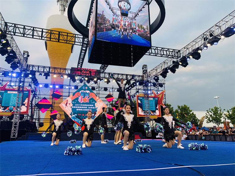 黄海学院体操队喜获五个一等奖