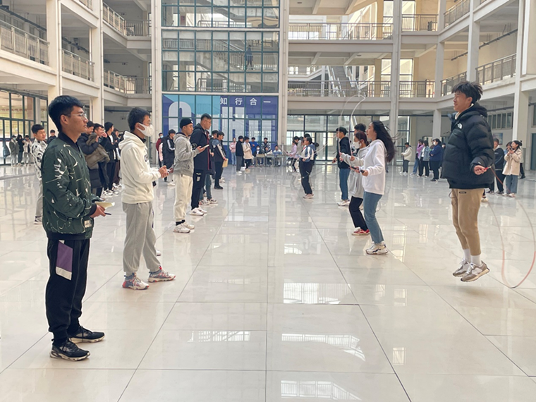 增强体质，“绳”彩飞扬—建筑工程学院举行跳绳比赛