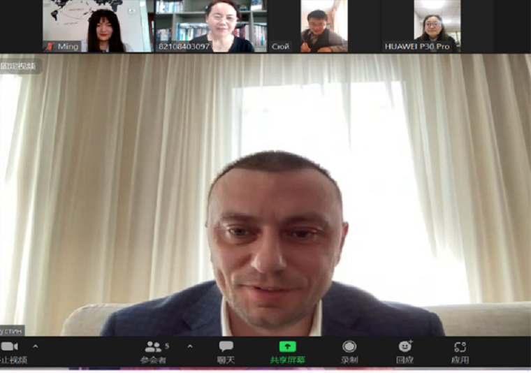 威尼斯569vip游戏下载与俄罗斯别尔哥罗德国立工艺大学举行视频交流会