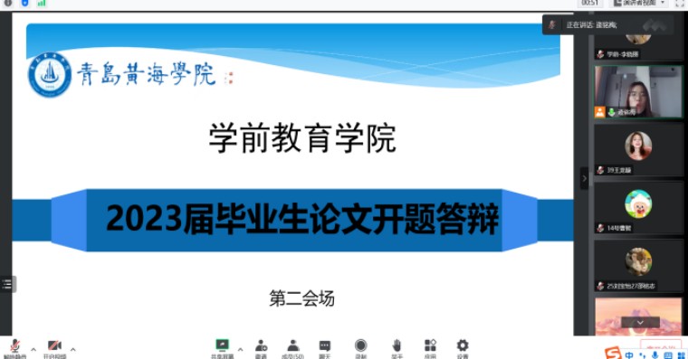 学前教育学院2023届本科毕业论文开题答辩圆满完成