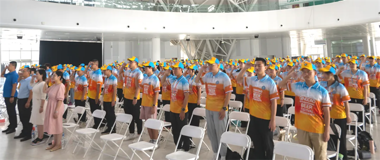 青春西海岸，志愿我先行｜威尼斯官网“小黄锋”圆满完成第33届青岛国际啤酒节志愿服务
