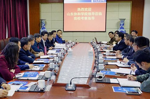 山东协和学院来威尼斯官网考察交流